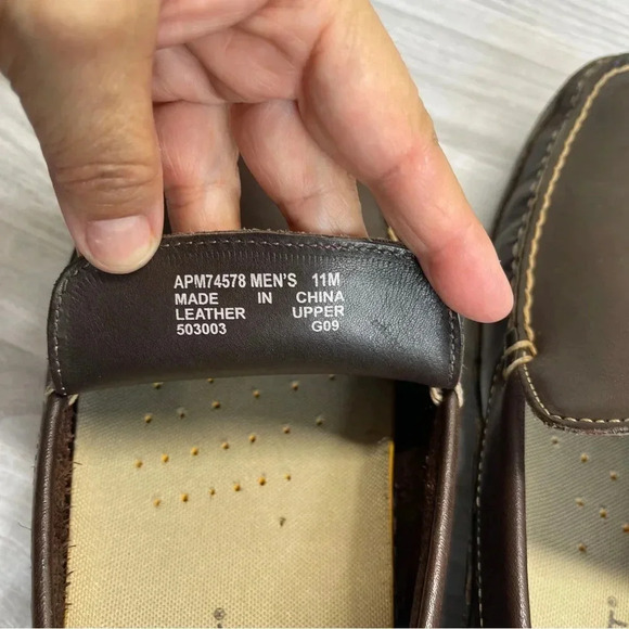 Rockport Washable Footwear Brown Slip On Comfort Leather Loafer Men’s size 11 - Picture 9 of 11